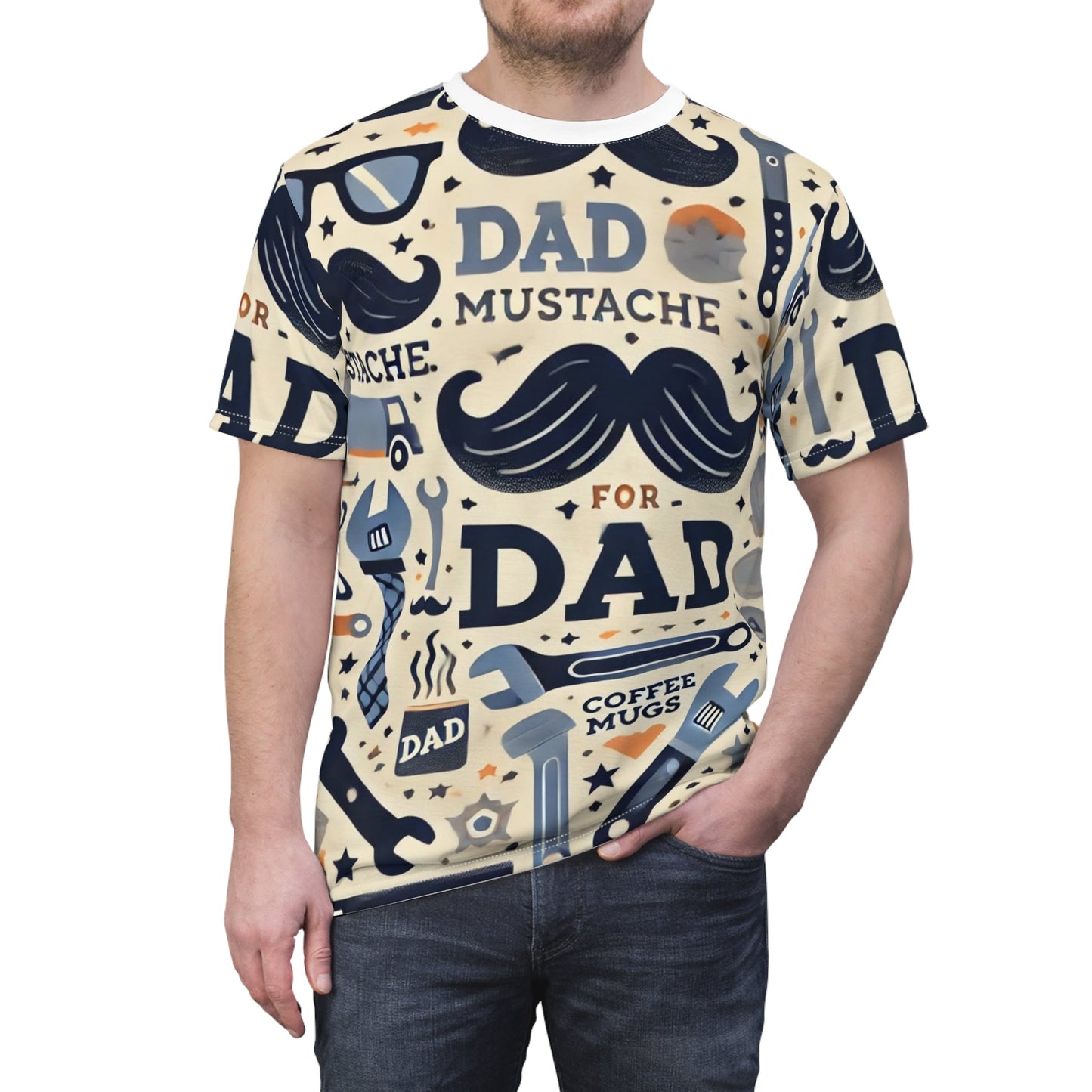 Mustache Dad - Funny & Stylish Father shirt