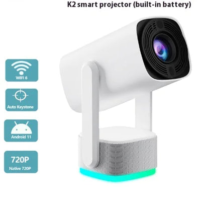 Portable 4K Android Projector